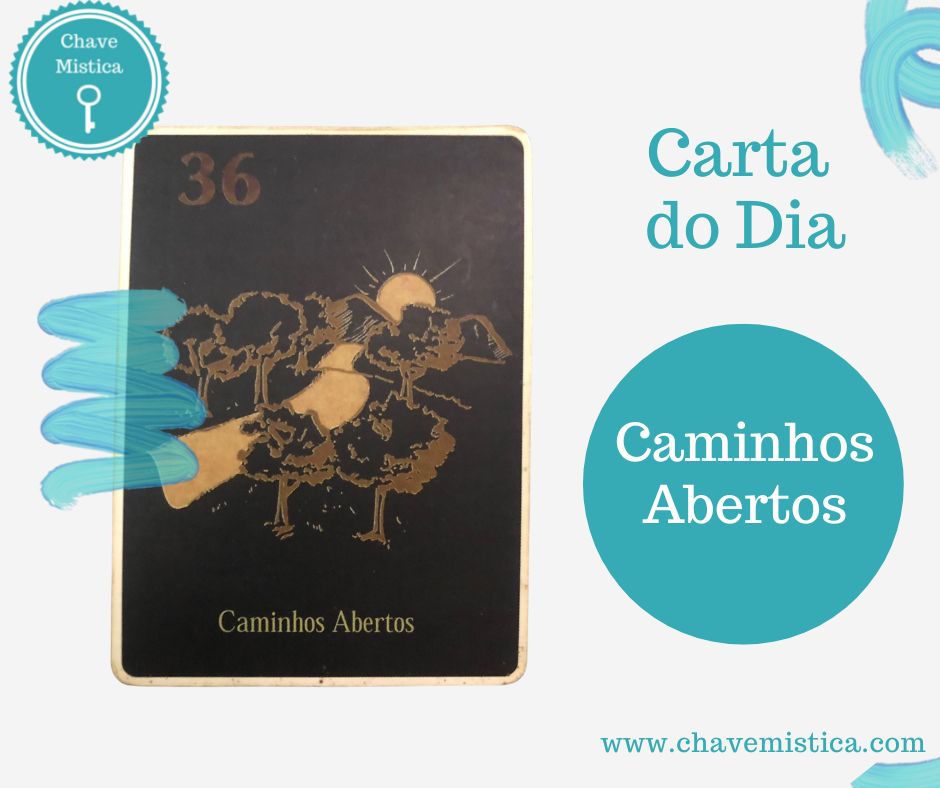 Carta Tarot para 24-10-2022 Caminhos Abertos Dia de olhar para a frente e para as novas oportunidades que a vida lhe oferece. Não se prenda a mágoas passadas. Taróloga Maggie www.chavemistica.com #cartadodia #tarot #chavemistica #consultastarot