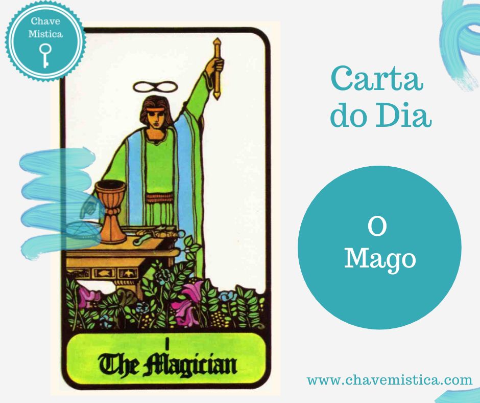 Carta Tarot para 22-01-2023 O Mago Optima fase para iniciar projetos. Existirão bons momentos que poderão ser vividos em especial na sua carreira profissional. Taróloga Camila www.chavemistica.com #tarot #cartadodia #chavemistica #consultastarot #NovosDesafios #projetodevida #carreira