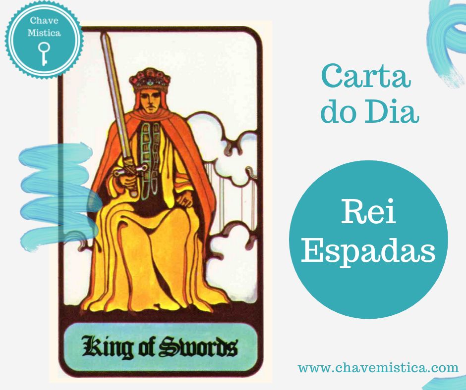 Carta Tarot para 13-02-2023 Rei de Espadas O nosso maior poder é a inteligência e o pensamento. Podem nos tirar tudo menos estes dois elementos e é precisamente o que torna o Rei de Espadas é poderoso e intelectual. O Rei com a sua visão estratégica que é capaz de tudo pois sua inteligência supera a capacidade das pessoas em todos os níveis. O Rei é racional, toma decisões com a cabeça e não com o coração. Hoje sentirá a sua inteligência mais aguçada e as suas decisões serão tomadas com o cunho da racionalidade, portanto nada tema, tudo dará certo. Taróloga Stella www.chavemistica.com