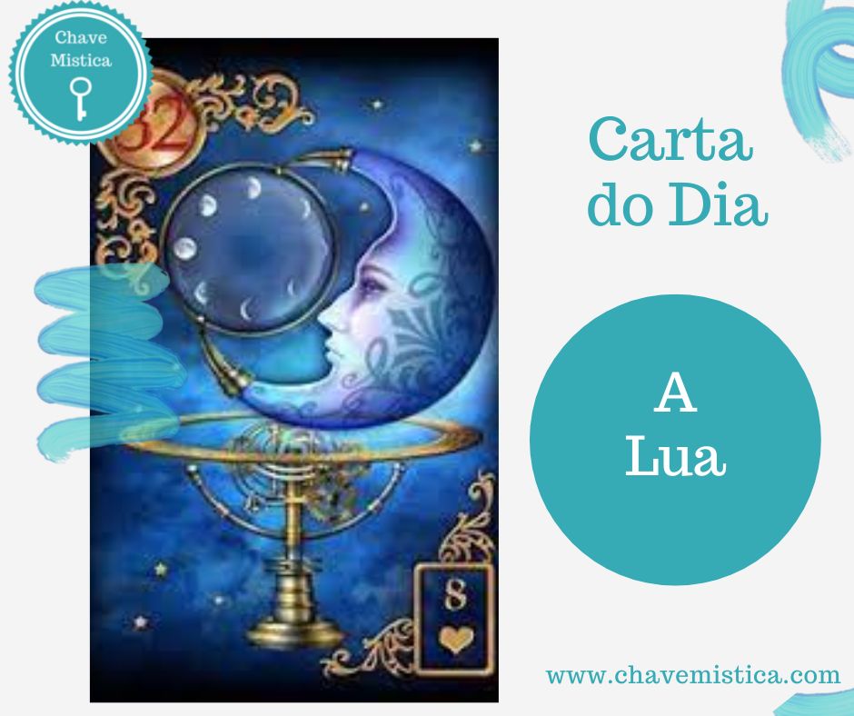 Carta Tarot para 04-10-2023 A Lua Neste momento estará com a intuição e as emoções à flor da pele. Controle este seu lado emocional, para não cair na depressão e melancolia. Desligue-se do passado e das ilusões. Trabalhe as suas instabilidades, ouvindo mais a sua voz interior. Taróloga Sofia www.chavemistica.com