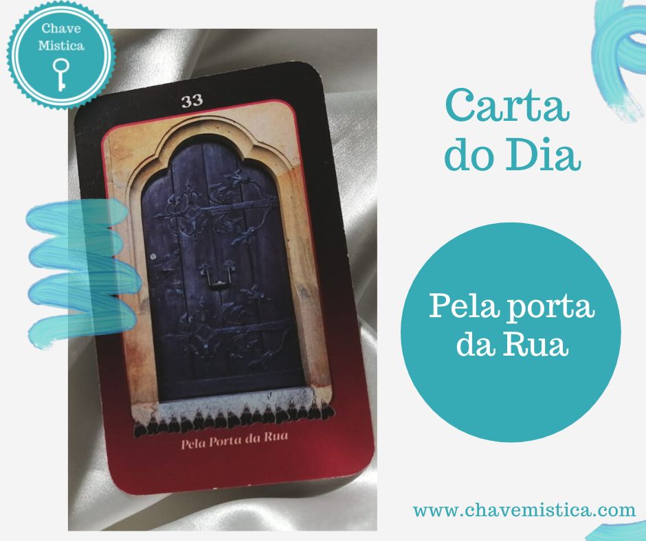 Carta Tarot para 11-11-2022 Pela porta da Rua As coisas estão mais próximas do que você imagina, muitas vezes basta abrir a porta, a resposta está do lado de fora. Em breve terá soluções para os seus problemas. Taróloga Camila www.chavemistica.com #tarot #cartadodia #chavemistica #Soluções #abrircaminhos