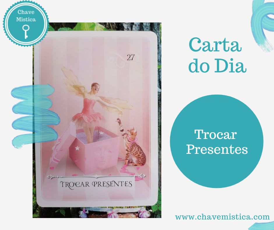 Carta Tarot para 09-02-2023 Trocar Presentes Está a entrar numa fase produtiva e enriquecedora, em que lhe estão a ser oferecidos todos os tipos de oportunidades. Tem tudo aquilo de que precisa para agarrá-las. Contudo, para lhes poder fazer justiça tem de dedicar tempo, trocar a sua experiência e as suas capacidades e empenhar-se de alma e coração naquilo que está a tentar alcançar. Você consegue! Tem o que é preciso para ter êxito se estiver alinhado com a Lei de Dar e Receber. Tem de tomar parte numa dança de dar e receber, puxar e afastar, fazer e ser. Se deixar que o medo oriente as suas escolhas pode esgotar-se ou criar um desequilíbrio. Não é uma altura de apenas fazer, fazer, fazer. Use a sua moeda de troca com sensatez e esteja ciente do valor que os outros trazem para a sua vida. Taróloga Raquel www.chavemistica.com