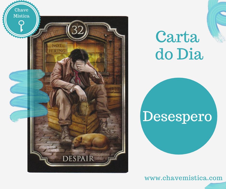 Carta Tarot para 29-05-2023 Desespero Não conte com um dia fluido sem chatices. Hoje espere por um dia conturbado, com problemas ou situações que o podem levar ao limite. Se necessário recorra a ajuda de um amigo maduro e de confiança. Tarólogo Fábio www.chavemistica.com