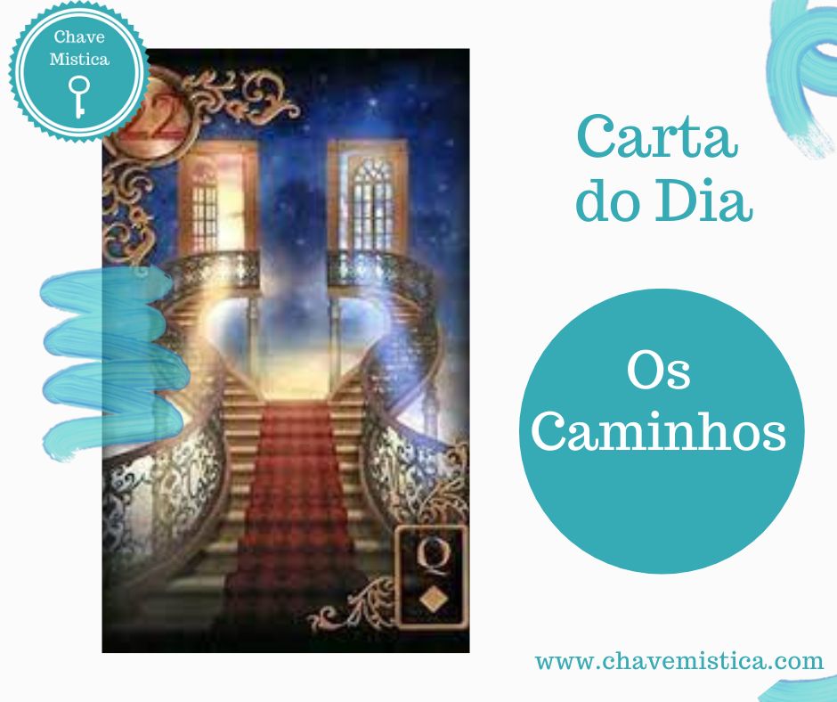 Carta Tarot para 06-07-2023 Os Caminhos Não adie a tomada de decisões, deve caminhar sem medo. Para tudo na vida há uma solução, esta depende inteiramente de si. Escolha uma direção, siga a sua intuição. Mantenha-se no caminho certo, mantenha a determinação e a persistência. Lembre-se de que as escolhas que faz no presente determinam o seu futuro. Taróloga Jacinta www.chavemistica.com