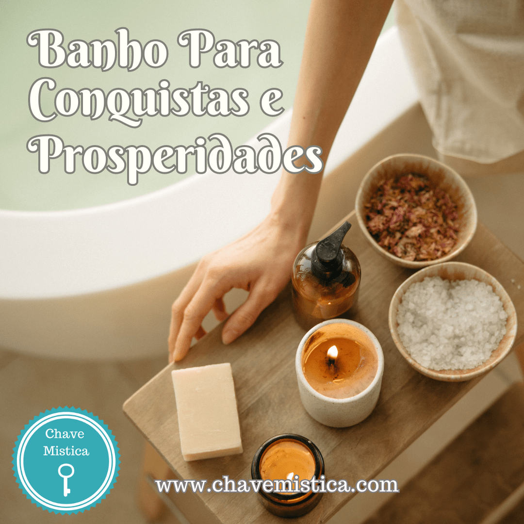 Está a precisar de um empurrão extra para concretizar os seus objetivos e melhorar a sua vida em todas as áreas. Pois bem esta semana trazemos a receita certa! Este banho ajuda a equilibrar as energias para encontrar empego, melhorar a situação financeira, ter estabilidade material e até impulsionar aquela harmonia amorosa. Contamos-lhe tudo em pormenor, o nosso blog: https://www.chavemistica.com/artigos/ A Equipa Chave Mística www.chavemistica.com