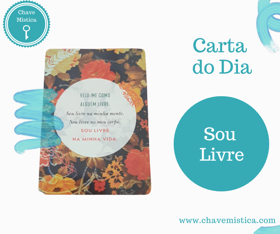 Carta Tarot para 03-09-2023 Sou livre para ser eu próprio! Taróloga Cláudia www.chavemistica.com