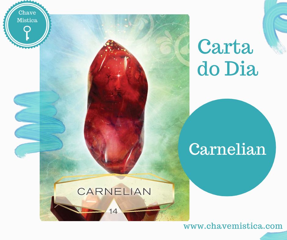 Carta Tarot para 22-11-2023 CARNELIAN Há força em permitir-se ser vulnerável. Afinal, intimidade e confiança só podem ser construídas se se deixar ver como realmente é. Tenha confiança em tudo o que você tem a oferecer a um parceiro/a e saiba que o Universo Consciente deseja que todos os seus relacionamentos o/a alimentem. Carnelian Spirit está aqui para lembrá-lo/a de como você é maravilhoso/a. Tenha a certeza de que, ao vivenciar a sua dignidade e manter a cabeça erguida, os outros reconhecerão que é um pilar de força e um espírito lindo e único. Você merece o relacionamento que deseja para si mesmo/a - tenha a certeza de que o Universo Consciente está a funcionar em consonância consigo.   Taróloga Raquel www.chavemistica.com